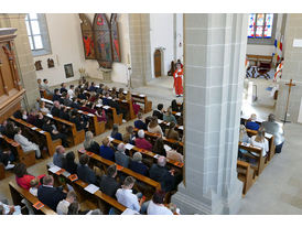 Firmung in St. Crescentius (Foto. Karl-Franz Thiede)